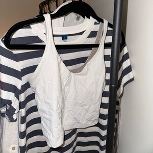 White lululemon size 6 align tank